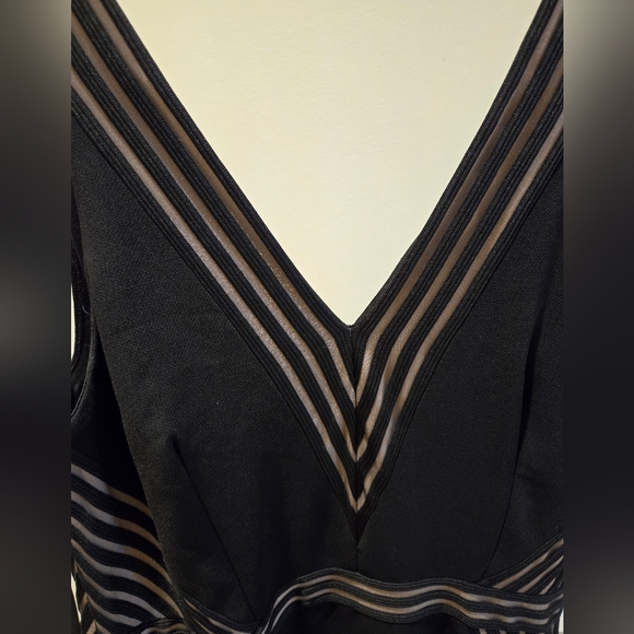 Avery G Illusion Hemline Mermaid Gown - Picture 6 of 13